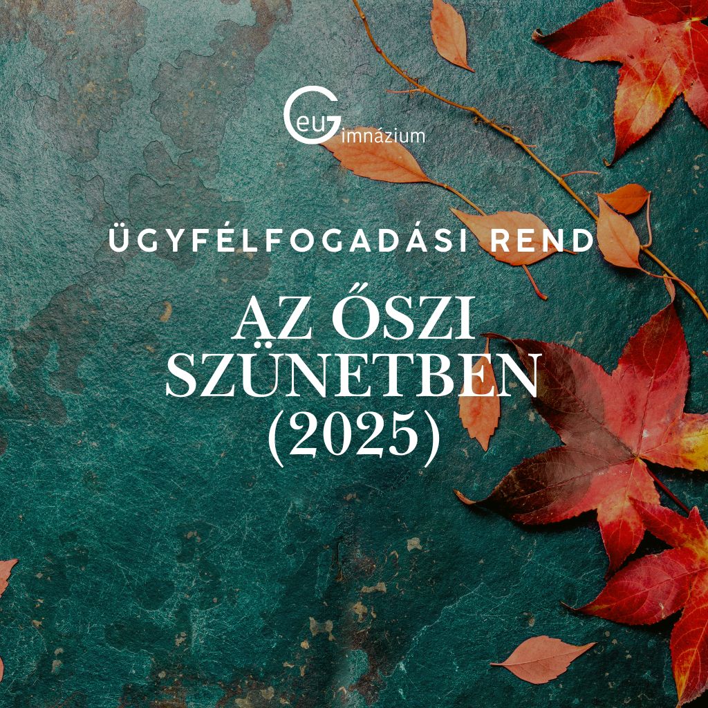Őszi ügyeleti rend 2025